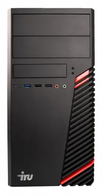 ПК IRU Home 310H6SM MT i5 12400 (2.5) 8Gb SSD256Gb UHDG 730 Windows 10 Professional 64 GbitEth 400W черный (1901040)