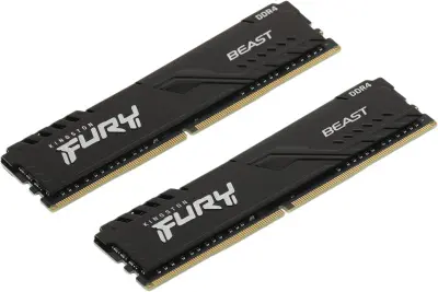Kingston DDR4 DIMM 32GB Kit 2x16Gb KF432C16BBK2/32 PC4-25600, 3200MHz, CL16