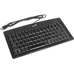 Клавиатура Genius LuxeMate 100 Black {компактная, влагоустойчивая, клавиш 88, провод 1,5 м, USB} [31300725102/31300725116]