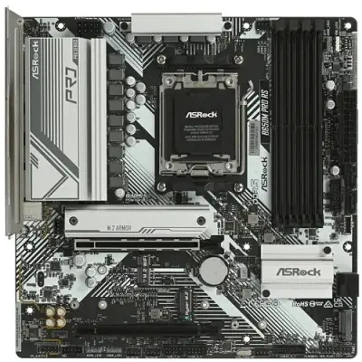 Материнская плата Asrock B650M PRO RS SocketAM5 AMD B650 4xDDR5 mATX AC`97 8ch(7.1) 2.5Gg RAID+HDMI+DP