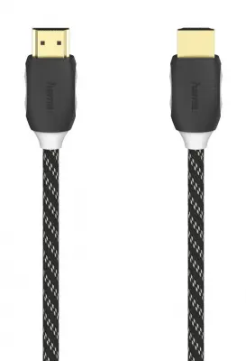 Кабель Hama H-205447 00205447 HDMI HDMI 3м черный (упак.:1шт) плоский