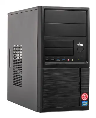 ПК IRU Office 313 MT i3 10100 (3.6) 8Gb SSD240Gb UHDG 630 Windows 10 Professional 64 GbitEth 400W черный