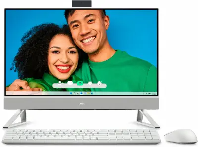 Моноблок Dell Inspiron 7720 27" Full HD i7 1355U (1.7) 16Gb SSD1Tb MX550 2Gb CR Windows 11 Professional GbitEth WiFi BT 130W клавиатура мышь Cam серебристый 1920x1080