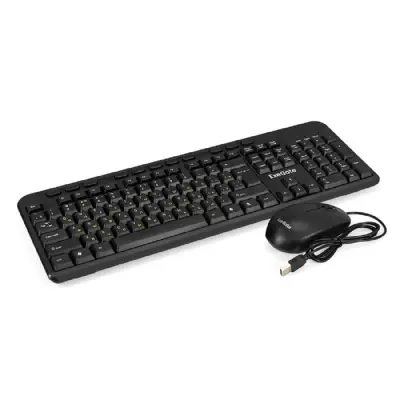 Exegate EX298903RUS Комплект ExeGate Professional Standard Combo MK150 (клавиатура мультимедийная влагозащищенная 116кл. + мышь оптическая 1200dpi, 3 кнопки и колесо прокрутки, длина кабелей 1,5м; USB