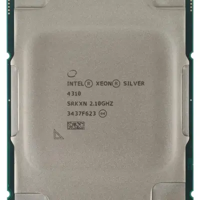 CPU Intel Xeon Silver 4310 12 Cores, 24 Threads, 2.1/3.3GHz, 18M, DDR4-2666, 2S, 120W PULL