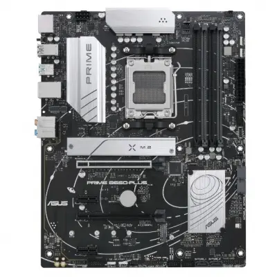 ASUS PRIME B650-PLUS (Socket AM5, ATX, 4xDDR5(128GB), DP/HDMI, 2xPCIe 4.0x16/2xPCIe 4.0, 1xLAN (2.5GbE), 4xSATA 6Gb/s, 2xM.2, 1xM.2 E key, 1xType-C, 5xUSB 3.2, 2xUSB 2.0)