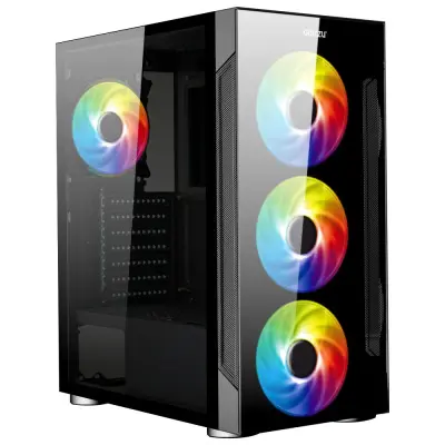Ginzzu CL280 FAN 12CM RGB*4 USB3.0 Window