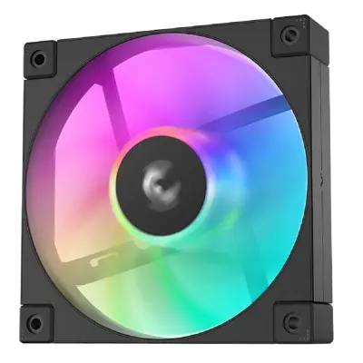 Вентилятор для корпуса Deepcool FD12 ARGB 120х120x25 черный 4-pin 26.9дБ (R-FD12-BKAPN1-G) Ret