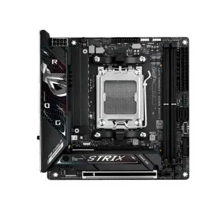 ASUS ROG STRIX B850-I GAMING WIFI (Socket AM5, mITX, 2xDDR5(128GB), HDMI/USB 10Gbps, 1xPCIe 5.0x16/1xLAN (2.5GbE), Wi-Fi 7, 2xSATA 6Gb/s, 2xM.2, 2xType-C, 4xUSB 3.2, 2xUSB 2.0)