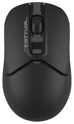 A-4Tech Мышь Fstyler FB12 черный оптическая (1200dpi) беспроводная BT/Radio USB (3but) [1595331]