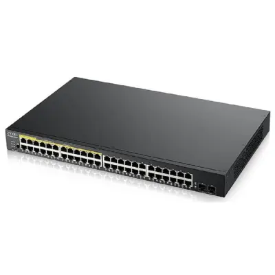 Коммутатор Zyxel GS190048HPV2-EU0101F (L2) 48x1Гбит/с 2SFP 24PoE+ 170W управляемый