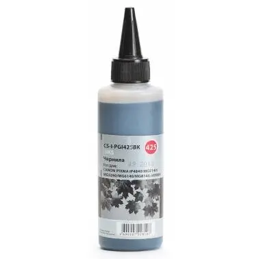 Cactus CS-I-PGI425BK Чернила для Canon Pixma iP4840/MG5140/5240/6140/8140/MX884, черный, 100мл