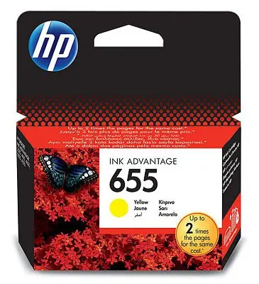 HP CZ112AE Картридж №655, Yellow {DeskJet IA 3525/5525/4615/4625, Yellow}