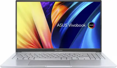 Ноутбук Asus VivoBook 15 OLED X1505ZA-MA361 Core i5 12500H 16Gb SSD512Gb Intel Iris Xe graphics 15.6" OLED 2.8K (2880x1620) noOS silver WiFi BT Cam (90NB0ZB2-M00HT0)