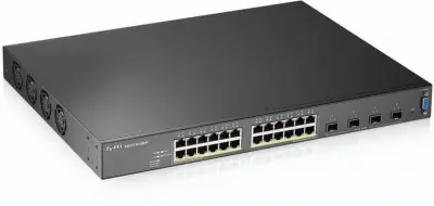 Коммутатор Zyxel XGS2210-28HP-EU0101F (L3) 24x1Гбит/с 4SFP+ 24PoE+ 375W управляемый