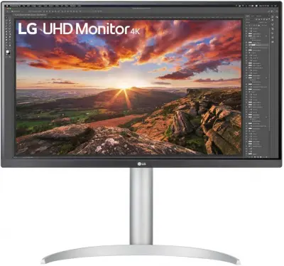Монитор LG 27" UltraFine 27UP850-W черный IPS LED 16:9 HDMI M/M матовая HAS 400cd 178гр/178гр 3840x2160 DisplayPort Ultra HD USB 5.9кг