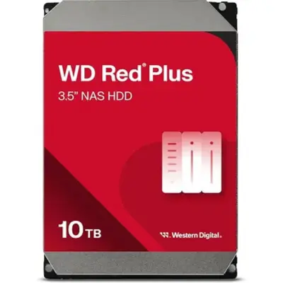 Жесткий диск WD SATA-III 10TB WD100EFGX NAS Red Plus (7200rpm) 512Mb 3.5"
