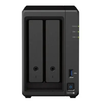 Synology DS723+ СХД настольное исполнение 2BAY NO HDD вилка UK/HK 3-pin