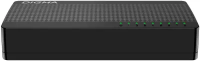 Коммутатор Digma DSW-308FE (L2) 8x100Мбит/с неуправляемый