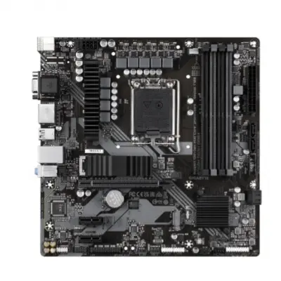 Материнская плата Gigabyte B760M DS3H DDR4 Soc-1700 Intel B760 4xDDR4 mATX AC`97 8ch(7.1) 2.5Gg RAID+VGA+HDMI+DP