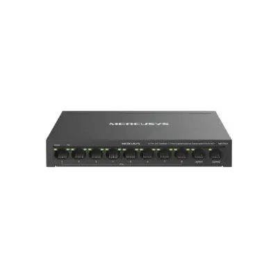 Mercusys MS110CP Настольный коммутатор с 8 портами PoE+ 10/100 Мбит/c и 2 гигабитными портами