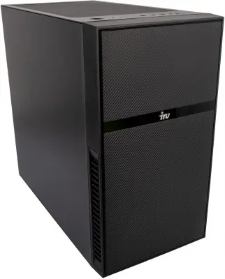 ПК IRU Game 520B4GM MT Ryzen 5 3600 (3.6) 16Gb SSD500Gb RTX3060Ti 8Gb Windows 10 Home Single Language 64 GbitEth 650W черный (1641207)