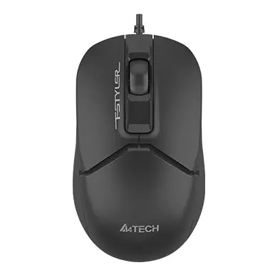 Мышь A4Tech Fstyler FM12ST черный оптическая (1200dpi) silent USB для ноутбука (2but)