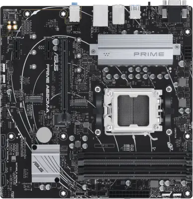 Материнская плата Asus PRIME A620M-A-CSM SocketAM5 AMD A620 4xDDR5 mATX AC`97 8ch(7.1) GbLAN RAID+VGA+HDMI+DP
