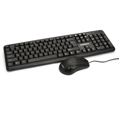 Exegate EX287139RUS Комплект проводной ExeGate Professional Standard Combo MK120 OEM (влагозащищенная кл.104кл+мышь 1000 3кн.,USB, 1,5 м.)
