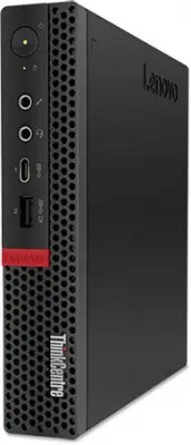 ПК Lenovo ThinkCentre Tiny M720q slim i3 9100T (3.1) 8Gb SSD256Gb UHDG 630 noOS GbitEth WiFi BT 65W клавиатура мышь черный