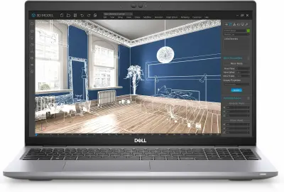 Ноутбук Dell Precision 3560 Core i5 1135G7 8Gb SSD256Gb NVIDIA Quadro T500 2Gb 15.6" WVA FHD (1920x1080) Windows 10 Professional grey WiFi BT Cam