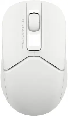Мышь A4Tech Fstyler FB12S белый оптическая (1200dpi) silent беспроводная BT/Radio USB (2but)