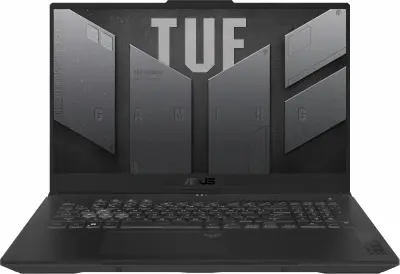 ASUS TUF Gaming F17 FX707ZV4-HX055 [90NR0FB5-M003B0] Grey 17.3" {FHD i7 12700H/16384Mb/1024PCISSDGb/RTX4060 8Gb/noOs}