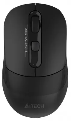 Мышь A4Tech Fstyler FB10C черный оптическая 2000dpi беспров. BT/Radio USB 4but (FB10C STONE BLACK)