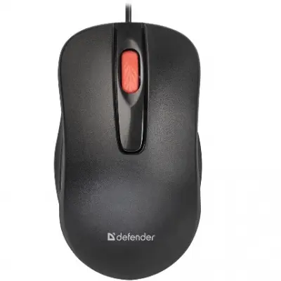 Defender Point MM-756 [52756] {Проводная оптическая мышь, черный,3 кнопки,1000 dpi}