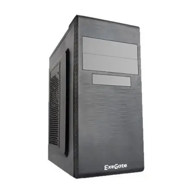Exegate EX269432RUS Корпус Miditower UN-603 Black, ATX,  2*USB, Audio