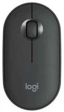 Мышь Logitech Pebble M350 темно-серый оптическая 1000dpi беспров. BT/Radio USB 2but (910-005576)
