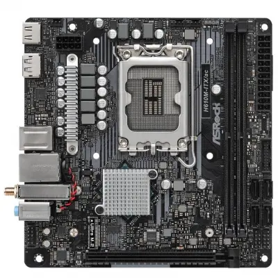 Asrock H610M-ITX/AC { Soc-1700 Intel H610 2xDDR4 mini-ITX AC`97 8ch(7.1) GbLAN+VGA+HDMI+DP}