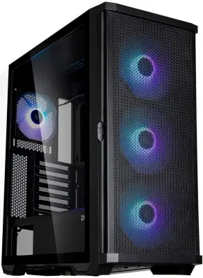Корпус Zalman Z10 PLUS черный без БП ATX 11x120mm 5x140mm 2xUSB3.0 audio bott PSU