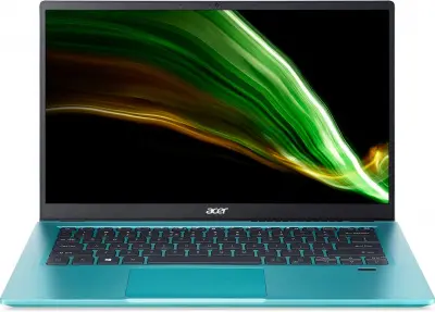 Ультрабук Acer Swift 3 SF314-43-R0QT Ryzen 3 5300U 8Gb SSD256Gb AMD Radeon 14" IPS FHD (1920x1080) Windows 10 Home lt.blue WiFi BT Cam