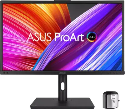 Монитор Asus 27" ProArt PA27DCE-K черный OLED LED 0.1ms 16:9 HDMI M/M матовая HAS Piv 350cd 178гр/178гр 3840x2160 60Hz DP 4K USB 9.4кг