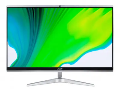 Моноблок Acer Aspire C24-1651 23.8" Full HD Touch i7 1165G7 (2.8) 8Gb SSD512Gb MX450 CR Windows 10 GbitEth WiFi BT 135W клавиатура мышь Cam серебристый 1920x1080
