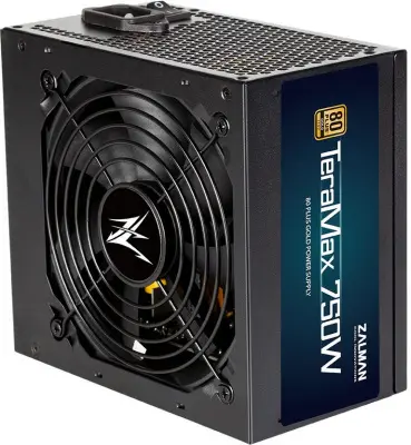 Блок питания Zalman ATX 750W ZM750-TMX 80+ gold 24+2x(4+4) pin APFC 120mm fan 8xSATA Cab Manag RTL