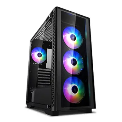 Корпус eATX Deepcool MATREXX 50 ADD-RGB 4F черный, без БП, боковое окно, 2*USB 2.0, USB 3.0, audio