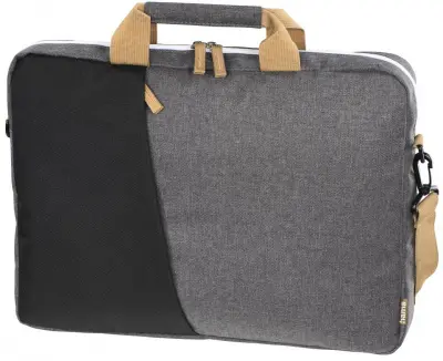 Сумка для ноутбука 15.6" Hama Florence черный/серый полиэстер (00217116)