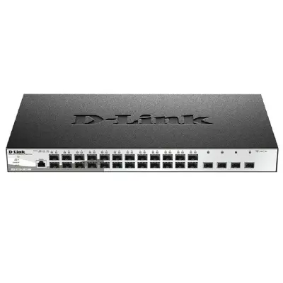Коммутатор D-Link DGS-1210-28XS/ME/B2A (L2) 4x10Гбит/с 24SFP управляемый