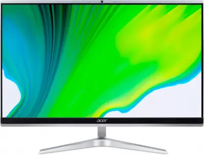 Моноблок Acer Aspire C22-1650 21.5" Full HD i3 1115G4 (3) 4Gb 1Tb 5.4k SSD128Gb UHDG CR noOS GbitEth WiFi BT 65W клавиатура мышь Cam серебристый 1920x1080