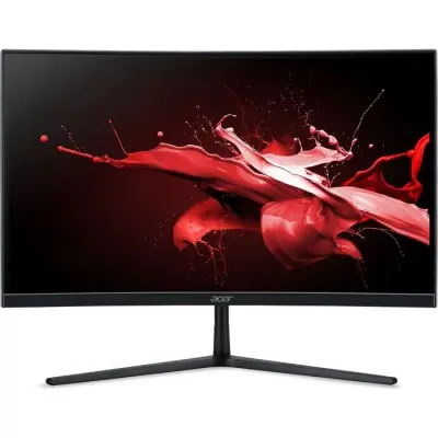 LCD Acer 23.6" Nitro EI242QRPbiipx черный {VA Curved 1920x1080 144Hz 1ms 178/178 250cd 3000:1 DisplayPort 2xHDMI MM} [UM.UE2EE.P01]