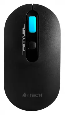Мышь A4Tech Fstyler FG20 синий/черный оптическая (2000dpi) беспроводная USB для ноутбука (4but)