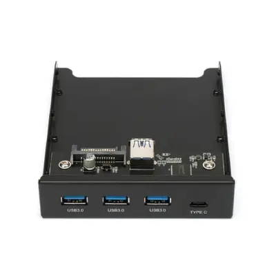 Gembird Планка USB 3.0 на переднюю панель 3.5, 3 порта USB и 1 порт Type-C (FP3.5-USB3-3A1C)